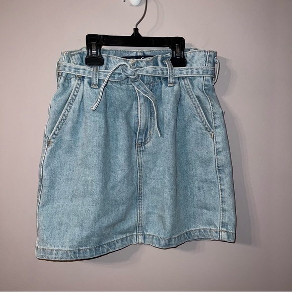 Hollister Dresses & Skirts - Light blue Hollister Co 00 W23 ultra high-rise mini skirt